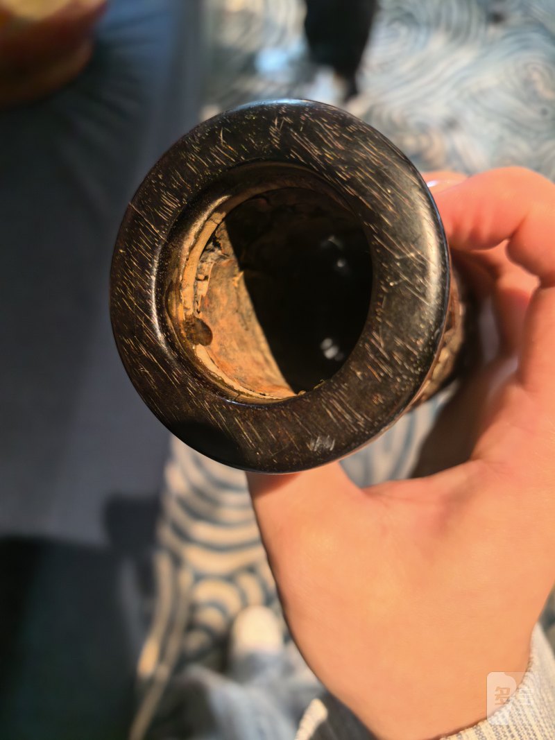 清 竹雕人物香筒 - 图11